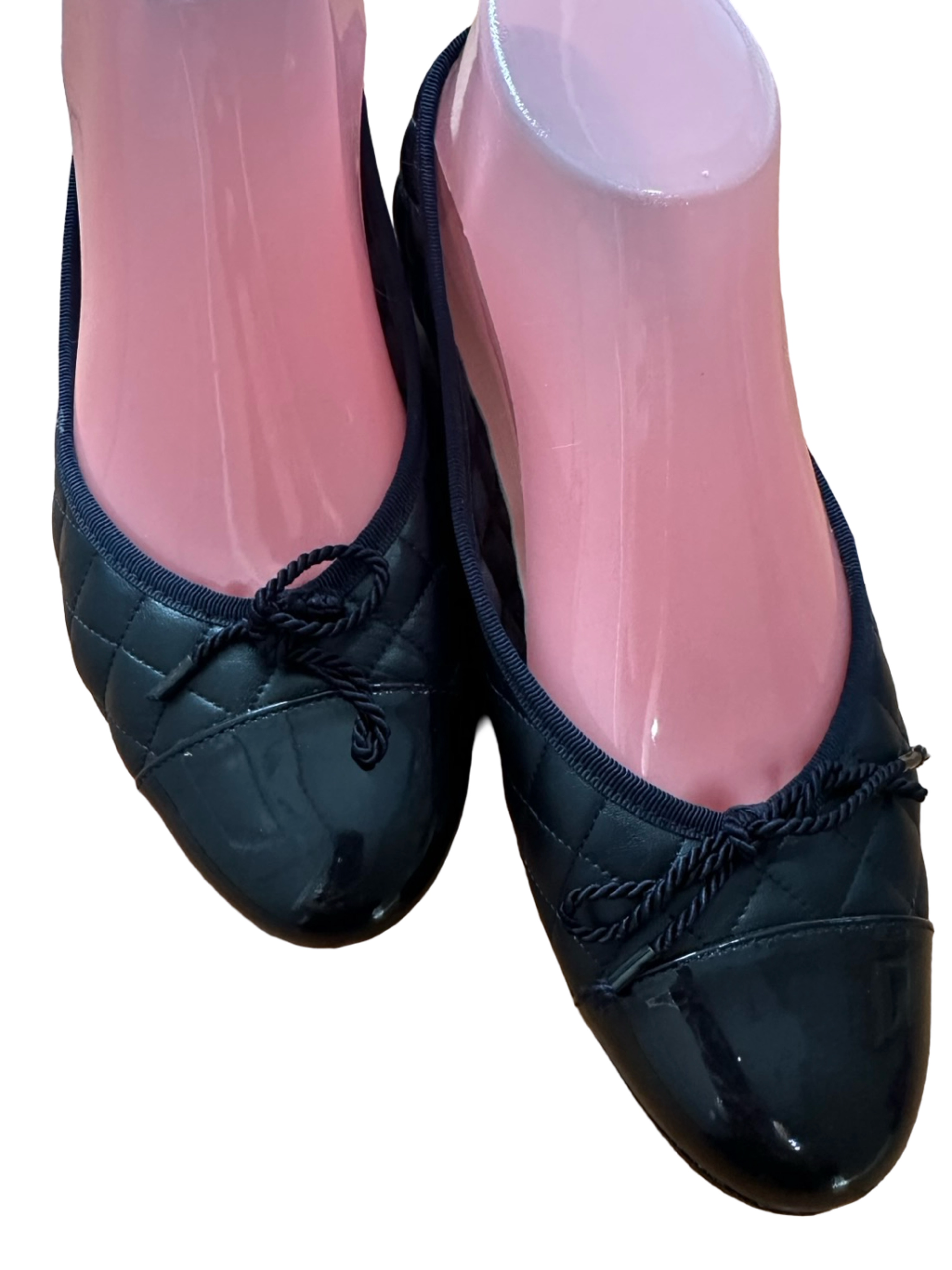 Paul Mayer Attitudes Best Quilted Leather Ballet Flat Size 7.5